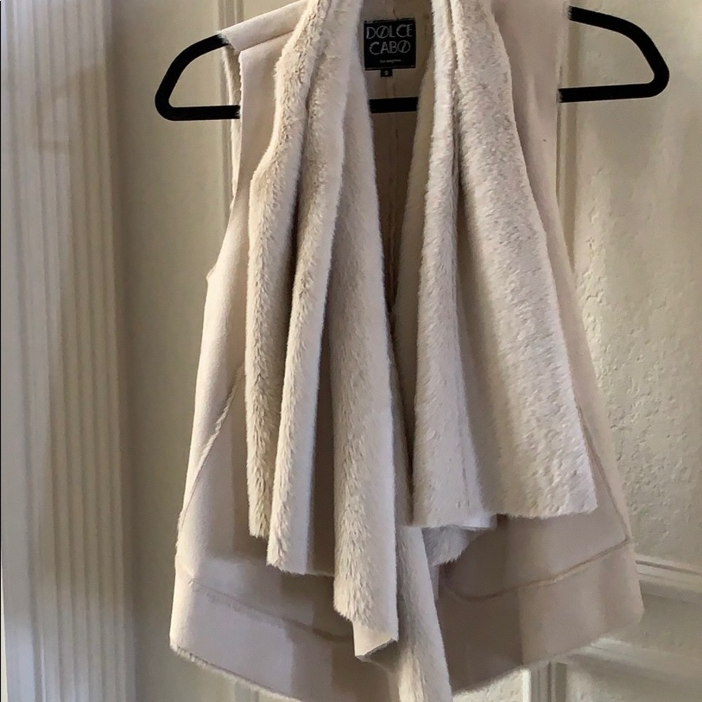 Dolce Cabo faux shearling vest
